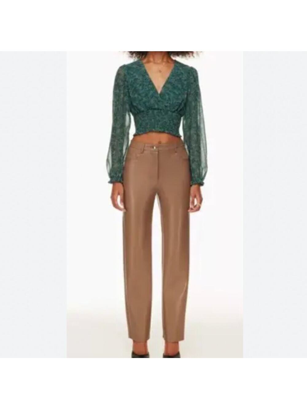 NWT Aritzia Wilfred Melina Pants in Constant Camel